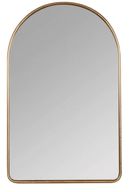 Fall Arched Wall Mirror With Brass Frame