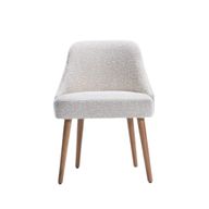 Tamima Upholstered  Dining Chair With Beech Wood Legs