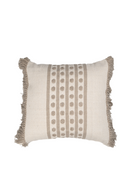 Tulip Fringes Textured Cushion