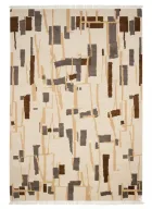 Dark Shards Hand-knotted Carpet