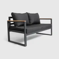 Nova Sofa 2 Seater With Teak Wood