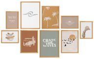 Beach Vibe Gallery Wall (Set of 9)