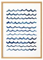 Watercolor waves