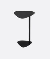 Black Steel Side Table – Triangle Top