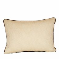 Christmas Gold Star Motif Cushion Beige