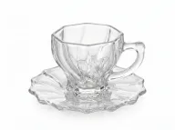 Coffee Glass with Plate