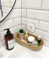 Handmade Woven jute oval basket