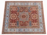 Historic Cairene Mamluk Wool Area Rug