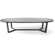 BOND Coffee Table - Oak Wood - Oval Shape