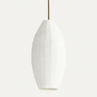 Sprout Bamboo Pendant White