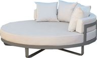 Aluminum Round Day Bed With Durable Outdoor Fabric