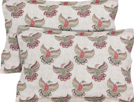 Greige Sparrow Pillowcase - Set of 2 (350 TC)