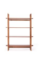 Ellipse 4-Tier Wooden Shelving Unit - Oval Design