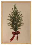 لوحة مطبوعة لشجرة كريسماس كلاسيكية