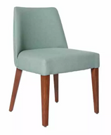 كرسي طعام منجد فيكس سادة 531 - أرجل خشب زان أنيقة