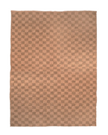 Checkered Jute Rug – Handwoven Natural Fiber Flooring