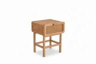 طاولة سرير جانبية بينيلوبي من الكانيه وخشب الزان