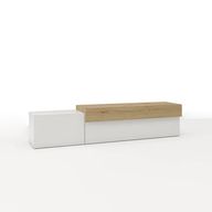 Almada Modern TV Unit – High Quality MDF Base - Wooden Top