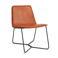 كرسي كالا بذراعين وأرجل معدنية وجسم منجد