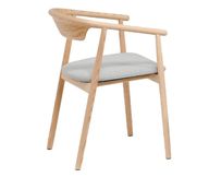 Courtney Solid Beech Wood Chair with Cushioned Seat