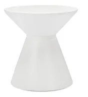 Tawq Round Fiberglass Side Table