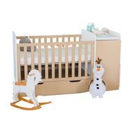 سرير اطفال كوزي نوك بوحدة تغيير مرفقه ومساحة تخزين