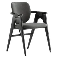 Lungo Dining Chair - Black Washed Oak