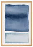 Blue Watercolor Print