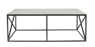 Vela Table AG1010 - Marble\Glass Top - Metal Legs