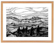 لوحة جبل موسي - درويشة ايجيبت