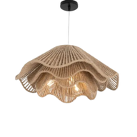 Jute Seashell Pendant Lamp Ce_Bu_001
