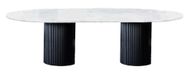 Fluted Marble Dining Table