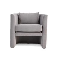 Barrel Upholstered Armchair