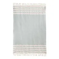 Mint Stripes Throw