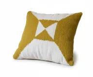 Cream Yellow Arrows Cushion