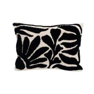 وسادة ملهم - تصميم زهري مطرز عصري