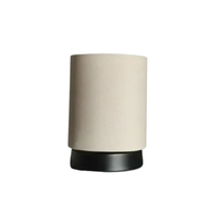 Cylindrical Decorative Object with Woven Texture - YL-T-2730