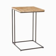 Betria Table AG2003 Side - Wooden Top - Metal Base