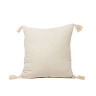 وسادة بنسيج تويل بلون عاجي