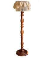 اباجورة أرضية مكرمية