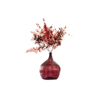 Crimson Glass Vase