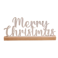 Merry Christmas Wooden Stand