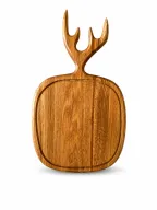 Deer Antlers 2 Cutting and Serving Board