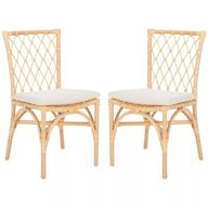 Bamboo Dining Chair Set - 2 Pieces