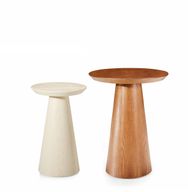 Dulles 2 Piece Set Side Table - Premium Wood - Round Top