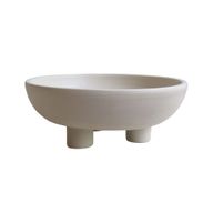 Large Ceramic Footed Bowl