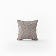 Baby Aztec Cushion in Pink & Greige