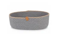 Handmade Woven cotton oval basket