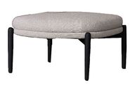 Fogia Double-Layer Upholstered Bench With Wooden Legs
