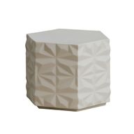3D Hex Grand Mom Coffee Table With Decorative Patterns